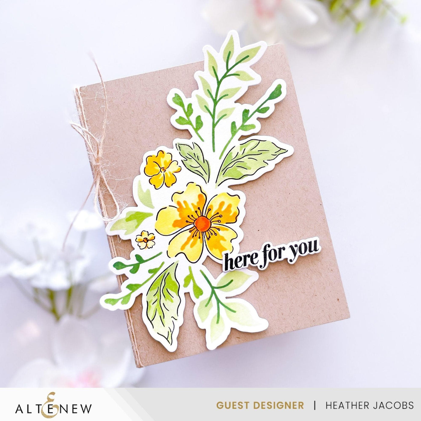 Dynamic Duo: Painted Floral Swag Add-on Die Set