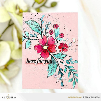 Dynamic Duo: Painted Floral Swag Add-on Die Set