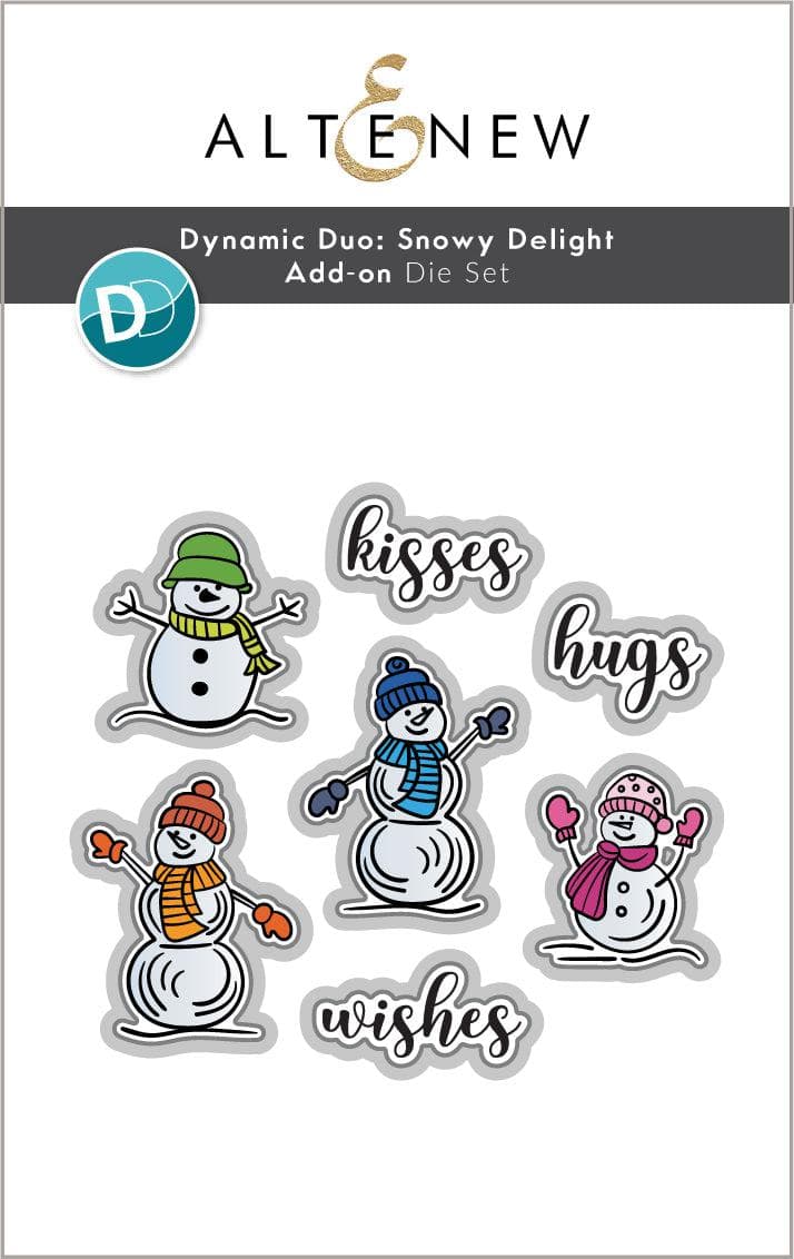 Part A-Glitz Art Craft Co.,LTD Dies Dynamic Duo: Snowy Delight Add-On Die Set