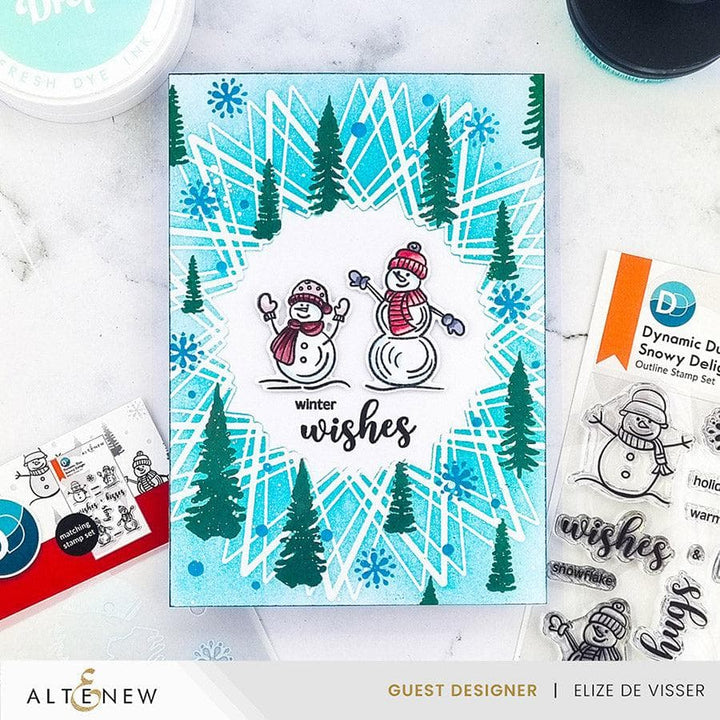 Part A-Glitz Art Craft Co.,LTD Dies Dynamic Duo: Snowy Delight Add-On Die Set