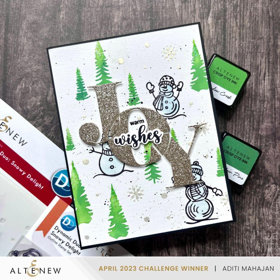 Part A-Glitz Art Craft Co.,LTD Dies Dynamic Duo: Snowy Delight Add-On Die Set