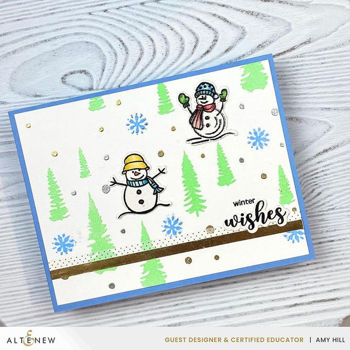 Part A-Glitz Art Craft Co.,LTD Dies Dynamic Duo: Snowy Delight Add-On Die Set