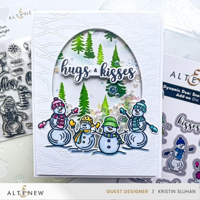 Part A-Glitz Art Craft Co.,LTD Dies Dynamic Duo: Snowy Delight Add-On Die Set