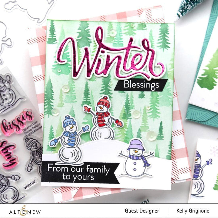Part A-Glitz Art Craft Co.,LTD Dies Dynamic Duo: Snowy Delight Add-On Die Set