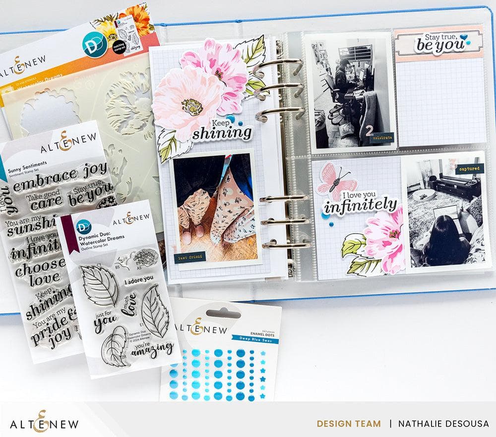 Dynamic Duo: Watercolor Dreams Add-on Die Set
