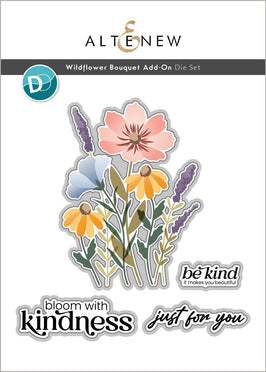 Part A-Glitz Art Craft Co.,LTD Dies Dynamic Duo: Wildflower Bouquet Add-On Die Set