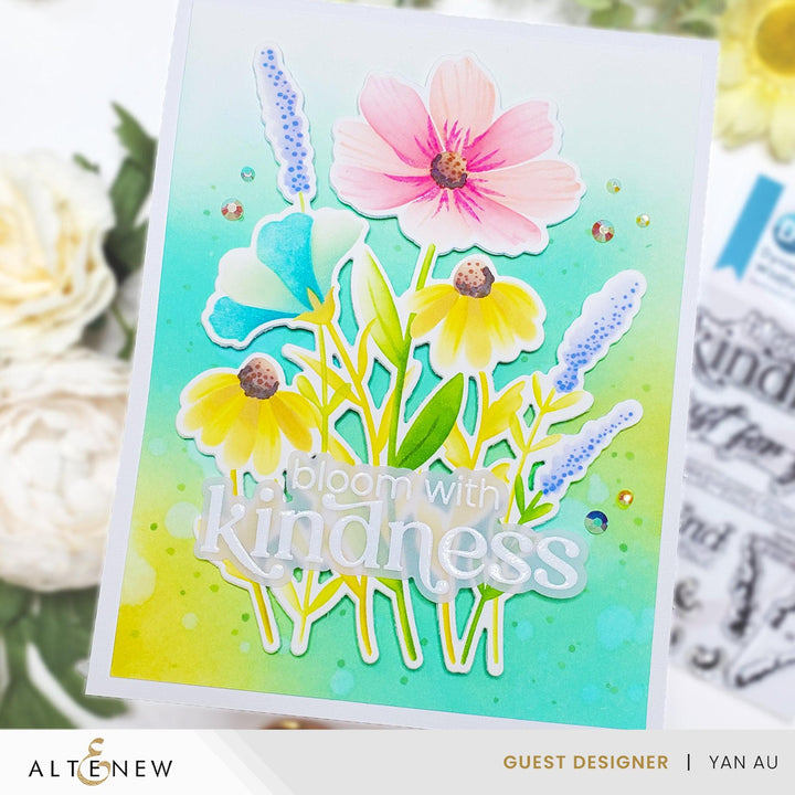 Part A-Glitz Art Craft Co.,LTD Dies Dynamic Duo: Wildflower Bouquet Add-On Die Set