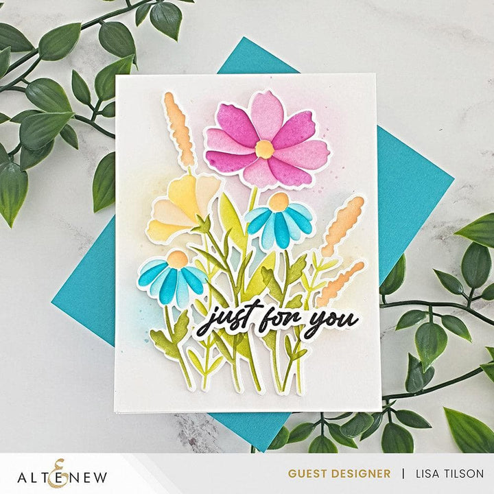 Part A-Glitz Art Craft Co.,LTD Dies Dynamic Duo: Wildflower Bouquet Add-On Die Set