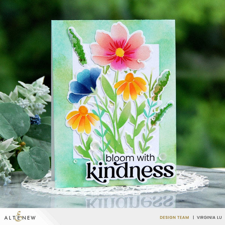 Part A-Glitz Art Craft Co.,LTD Dies Dynamic Duo: Wildflower Bouquet Add-On Die Set