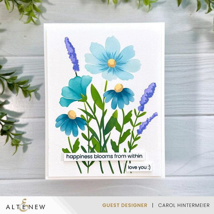 Part A-Glitz Art Craft Co.,LTD Dies Dynamic Duo: Wildflower Bouquet Add-On Die Set