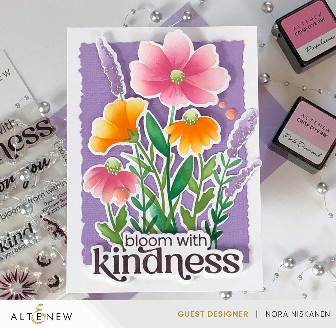 Part A-Glitz Art Craft Co.,LTD Dies Dynamic Duo: Wildflower Bouquet Add-On Die Set