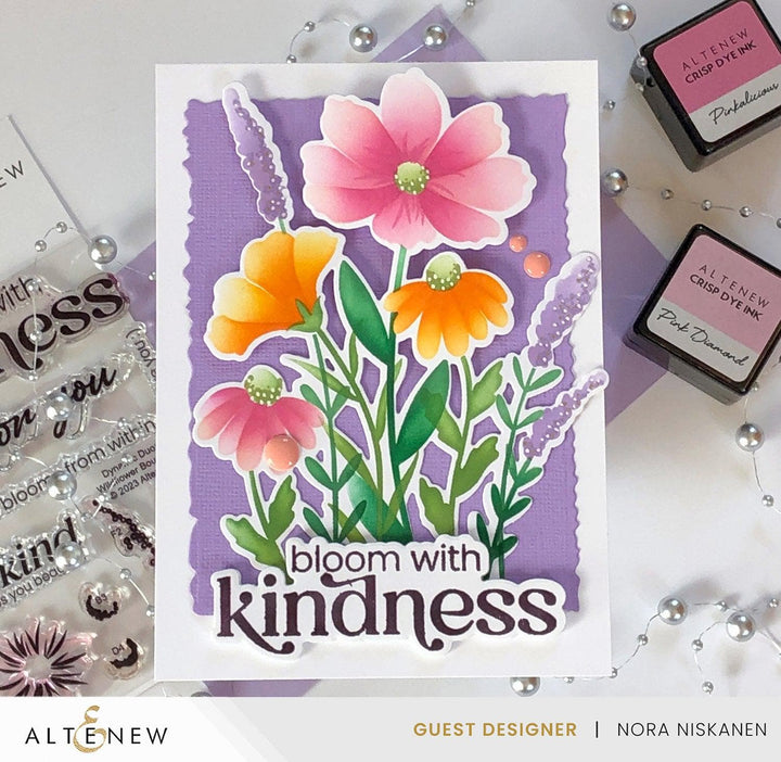 Part A-Glitz Art Craft Co.,LTD Dies Dynamic Duo: Wildflower Bouquet Add-On Die Set