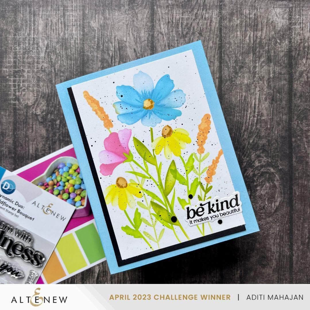 Part A-Glitz Art Craft Co.,LTD Dies Dynamic Duo: Wildflower Bouquet Add-On Die Set