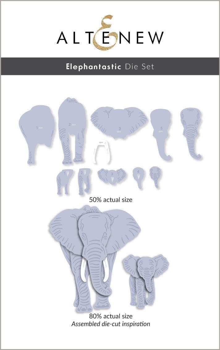 Part A-Glitz Art Craft Co.,LTD Dies Elephantastic Die Set