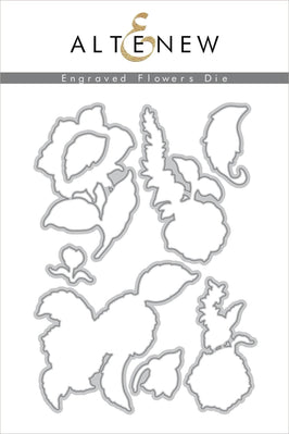 Part A-Glitz Art Craft Co.,LTD Dies Engraved Flowers Die Set