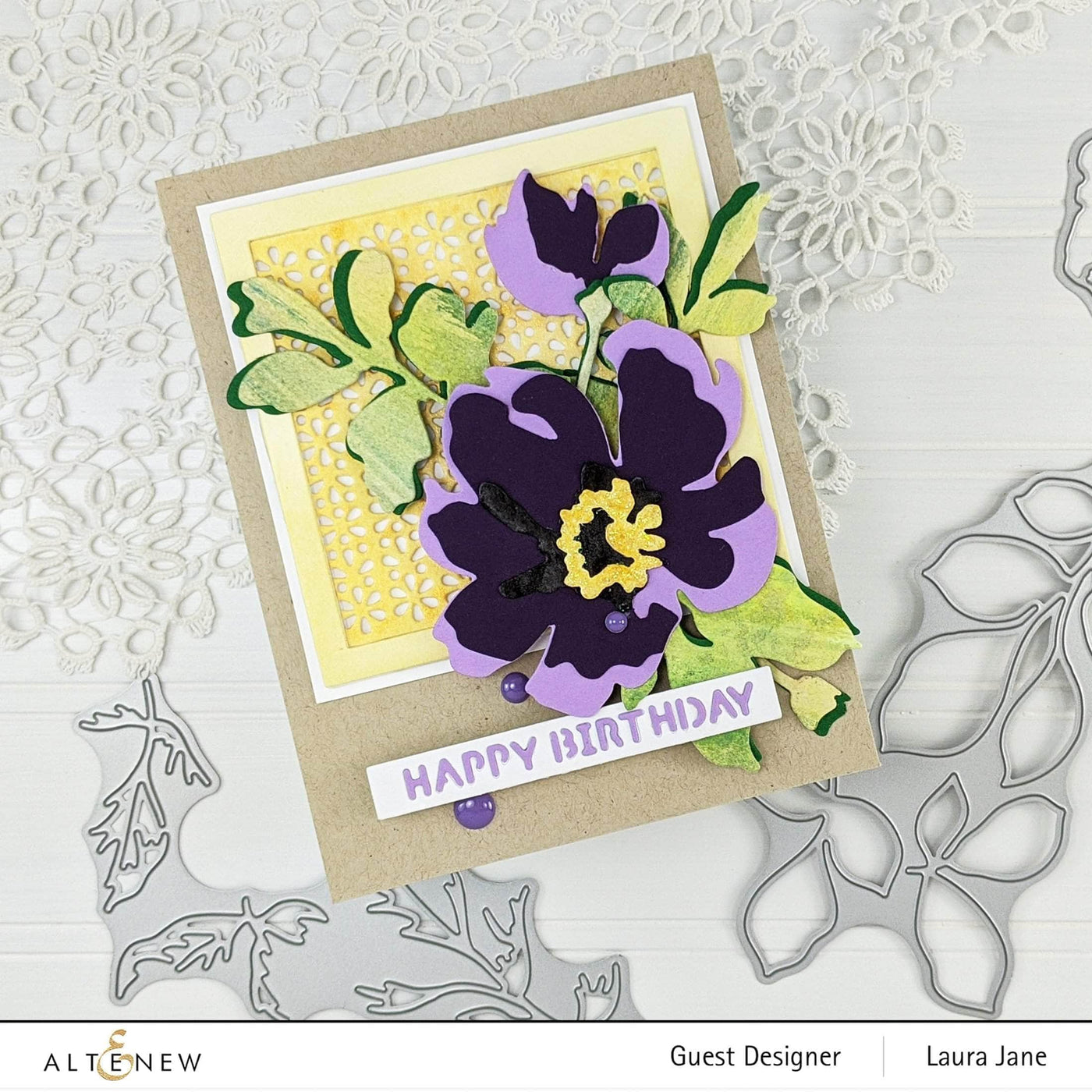 Sentiment Dies Altenew Essential Sentiment Strips 3D Sentiments Die Set, Happy ...