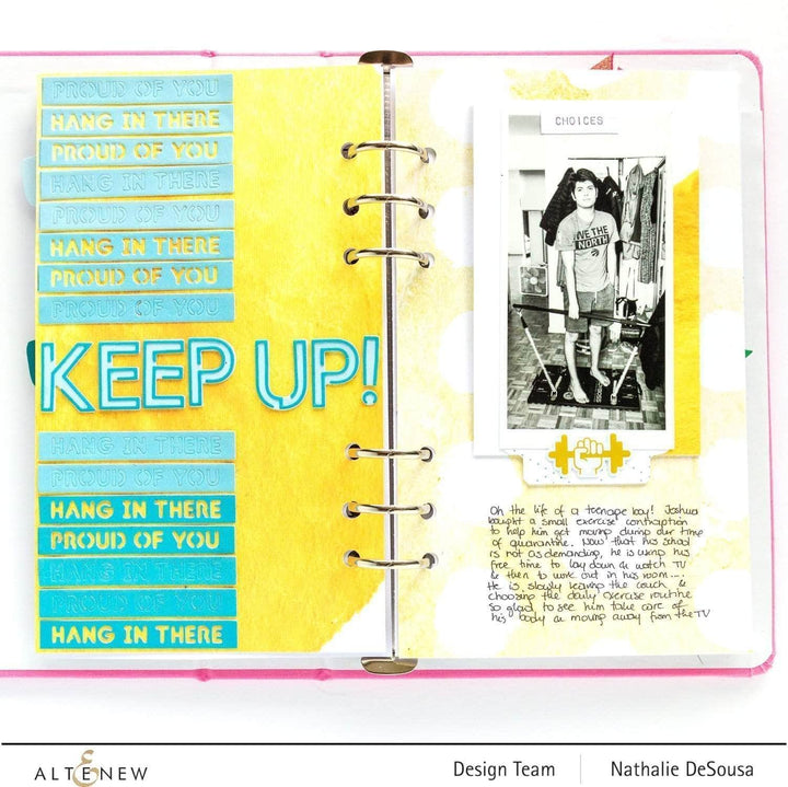 Part A-Glitz Art Craft Co.,LTD Dies Essential Sentiment Strips Die Set