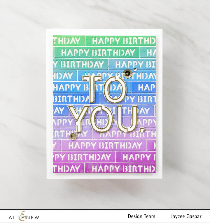 Part A-Glitz Art Craft Co.,LTD Dies Essential Sentiment Strips Die Set