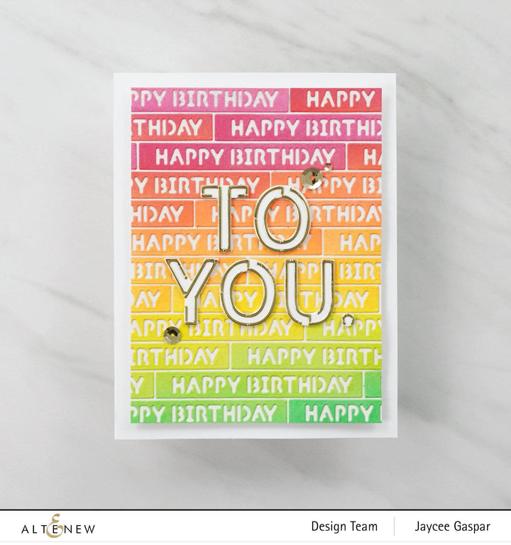 Part A-Glitz Art Craft Co.,LTD Dies Essential Sentiment Strips Die Set