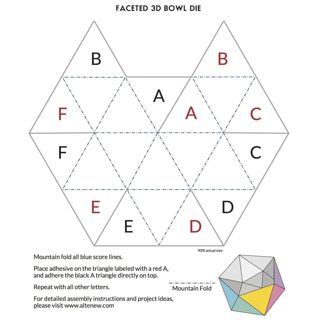 Part A-Glitz Art Craft Co.,LTD Dies Faceted 3D Bowl Die