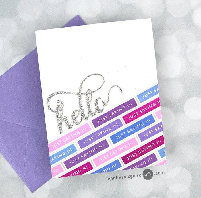 Part A-Glitz Art Craft Co.,LTD Dies Fancy Hello Die