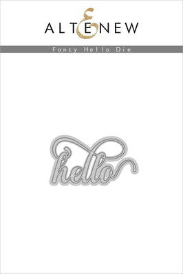 Part A-Glitz Art Craft Co.,LTD Dies Fancy Hello Die