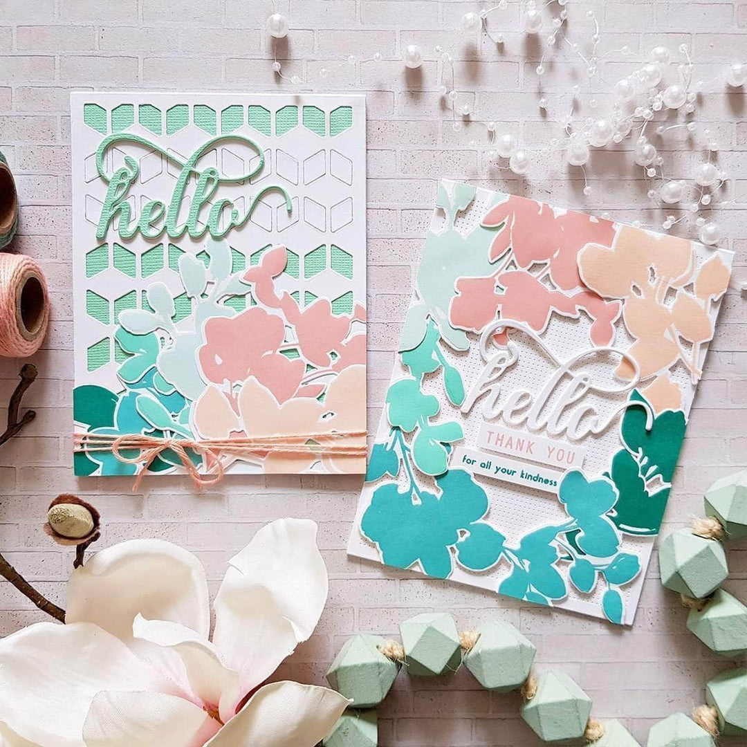 Part A-Glitz Art Craft Co.,LTD Dies Fancy Hello Die