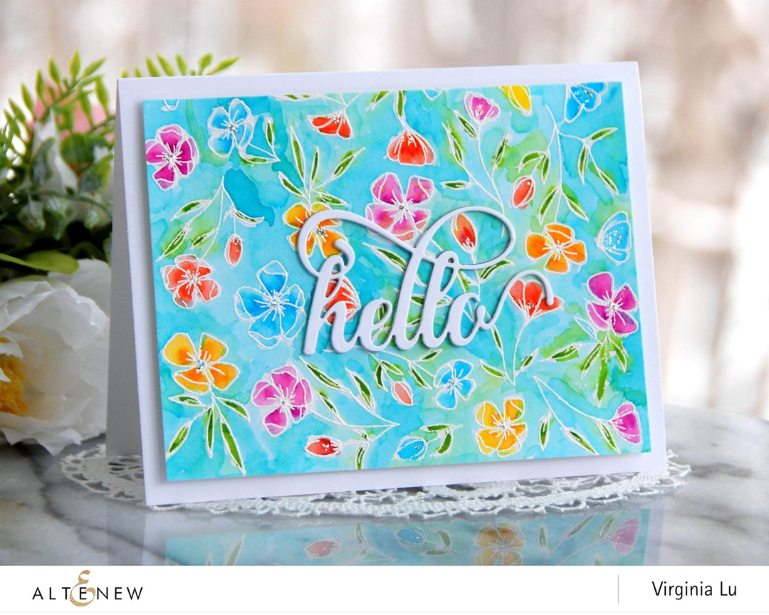 Part A-Glitz Art Craft Co.,LTD Dies Fancy Hello Die