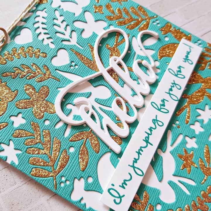 Part A-Glitz Art Craft Co.,LTD Dies Fancy Hello Die