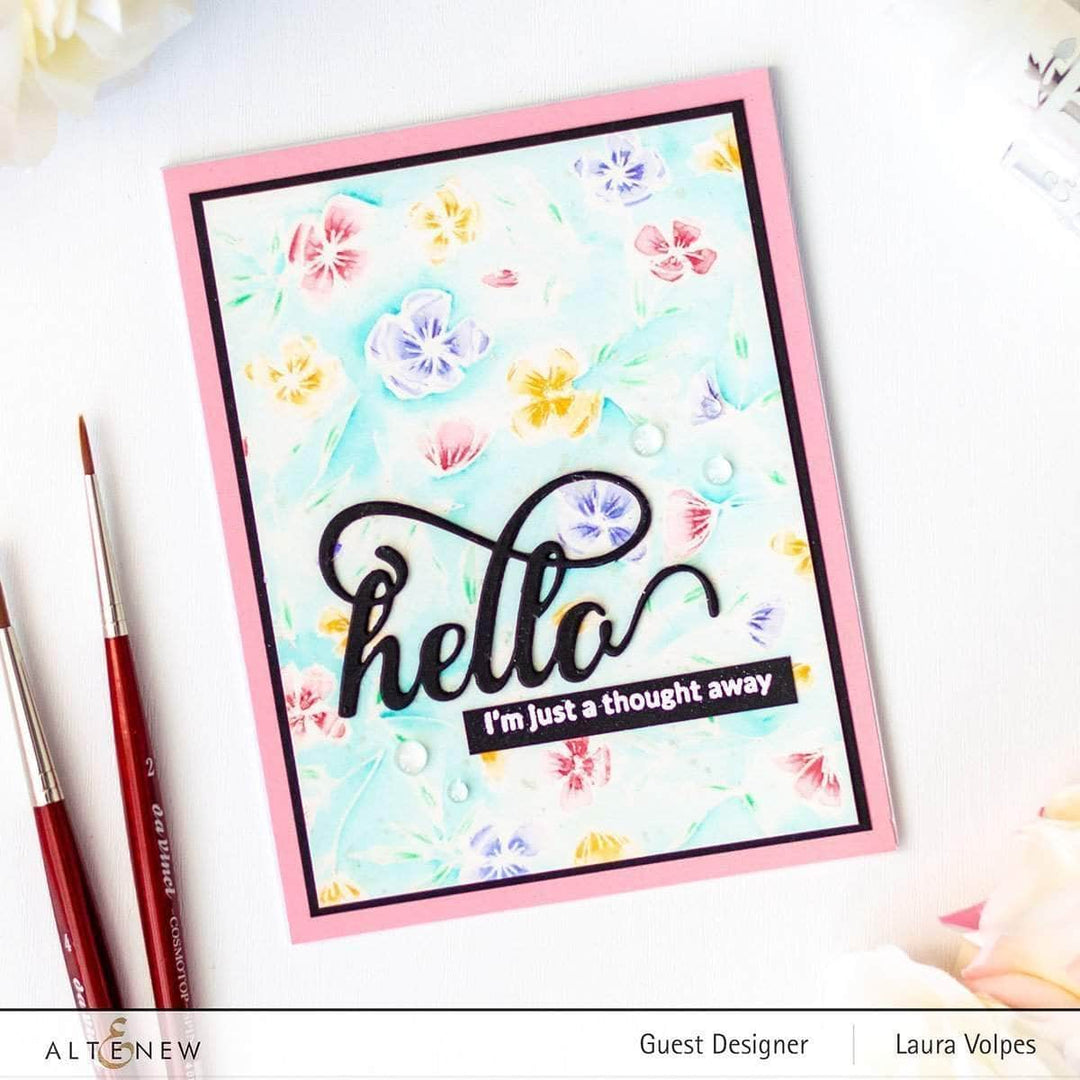 Part A-Glitz Art Craft Co.,LTD Dies Fancy Hello Die