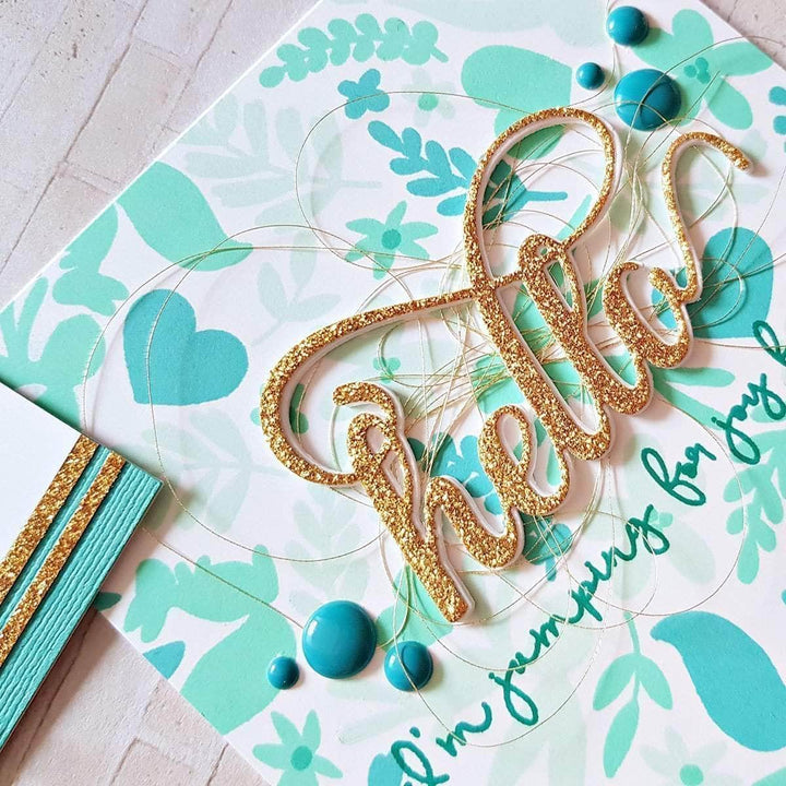 Part A-Glitz Art Craft Co.,LTD Dies Fancy Hello Die