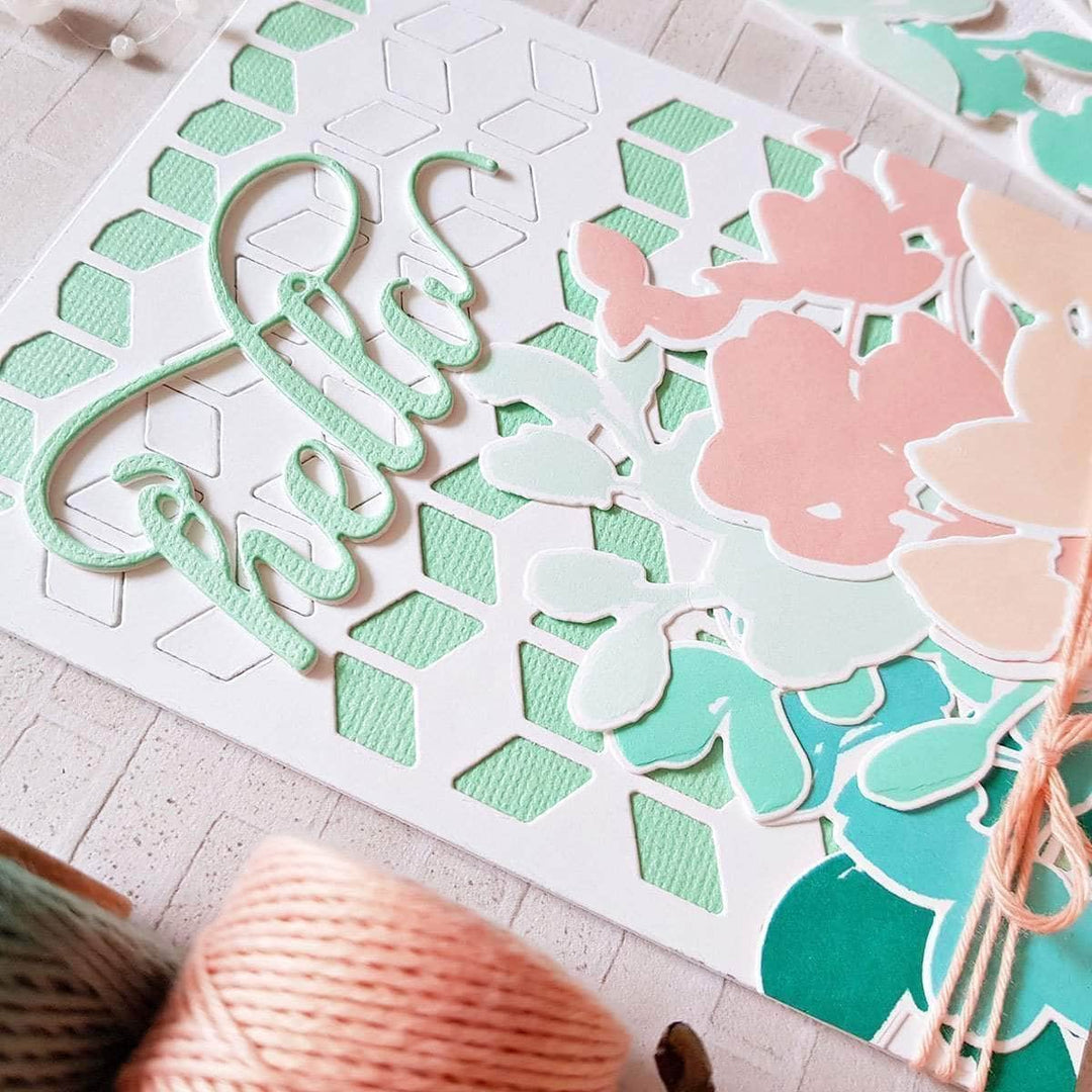 Part A-Glitz Art Craft Co.,LTD Dies Fancy Hello Die