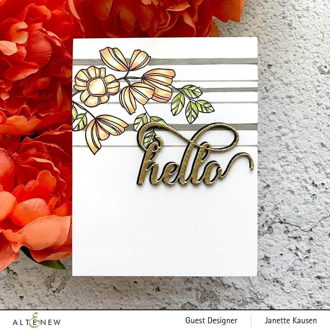 Part A-Glitz Art Craft Co.,LTD Dies Fancy Hello Die