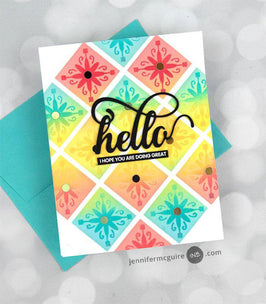 Part A-Glitz Art Craft Co.,LTD Dies Fancy Hello Die