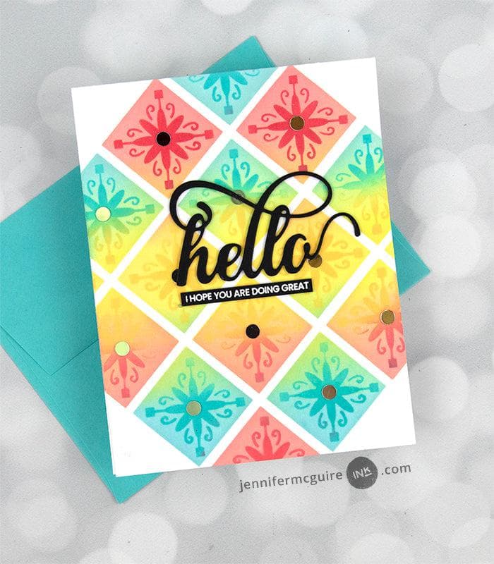 Part A-Glitz Art Craft Co.,LTD Dies Fancy Hello Die