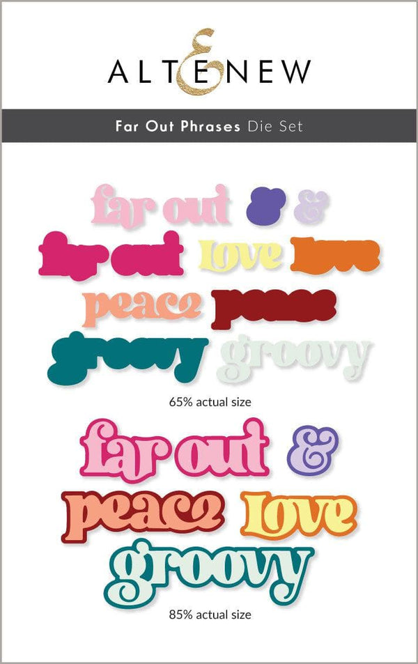 Part A-Glitz Art Craft Co.,LTD Dies Far Out Phrases Die Set