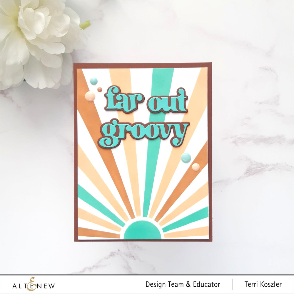 Part A-Glitz Art Craft Co.,LTD Dies Far Out Phrases Die Set