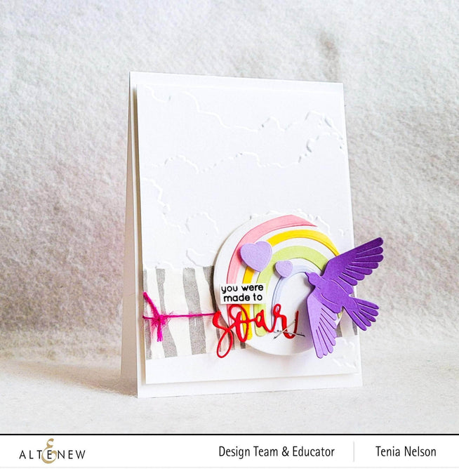 Altenew Feathered Friends die set featuring detailed metal dies for creating bird-themed paper crafts and card embellishments.