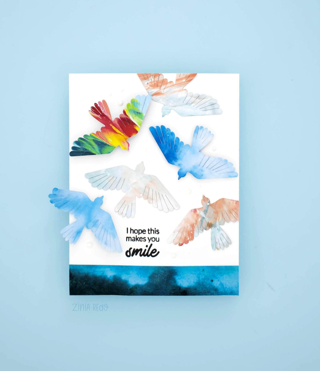 Altenew Feathered Friends Die Set featuring detailed metal dies for creating bird-themed paper crafts and scrapbooking projects.