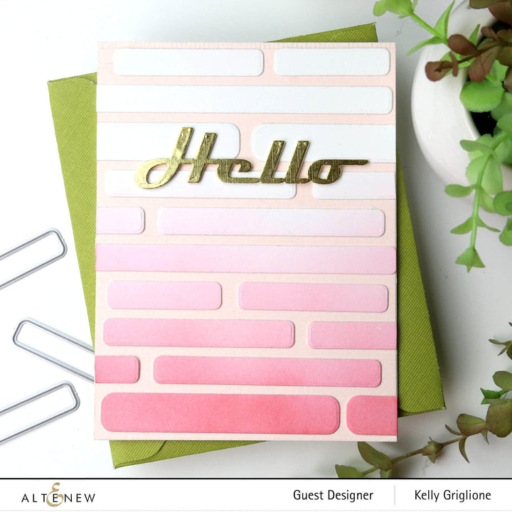 Part A-Glitz Art Craft Co.,LTD Dies Featured Sentiments Die Set