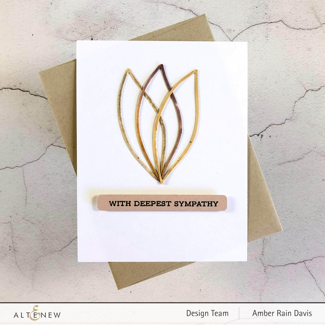 Part A-Glitz Art Craft Co.,LTD Dies Featured Sentiments Die Set