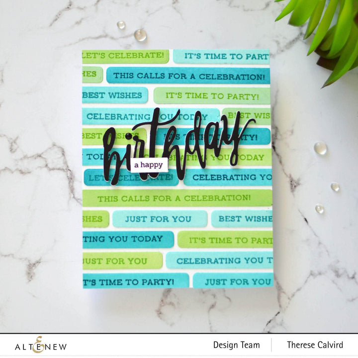 Part A-Glitz Art Craft Co.,LTD Dies Featured Sentiments Die Set