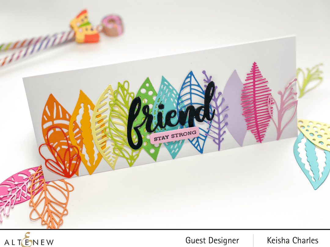 Part A-Glitz Art Craft Co.,LTD Dies Featured Sentiments Die Set