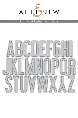 Part A-Glitz Art Craft Co.,LTD Dies Fine Alphabet Die Set