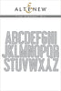 Part A-Glitz Art Craft Co.,LTD Dies Fine Alphabet Die Set