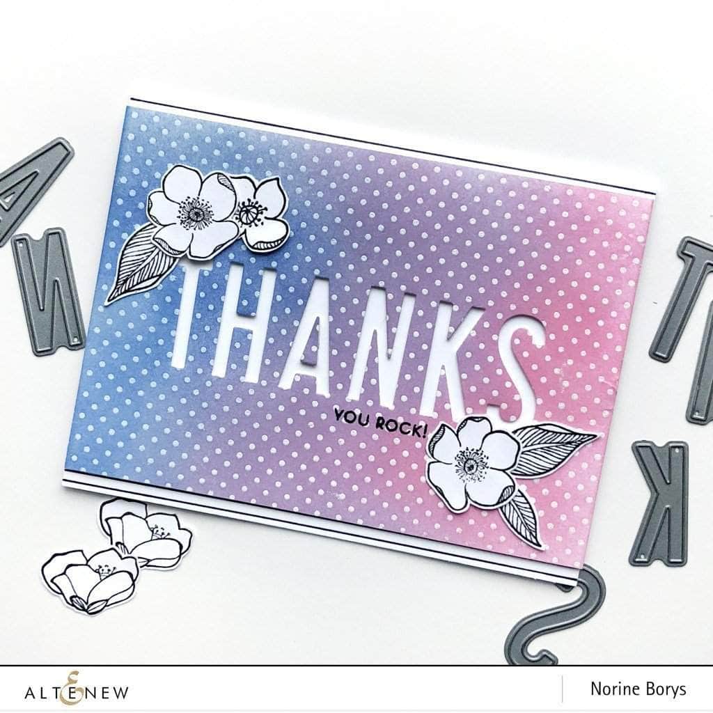 Xcut Silver O to Z Floral Alphabet Dies A5 Xcut Silver O to Z Floral Alphabet Dies A5