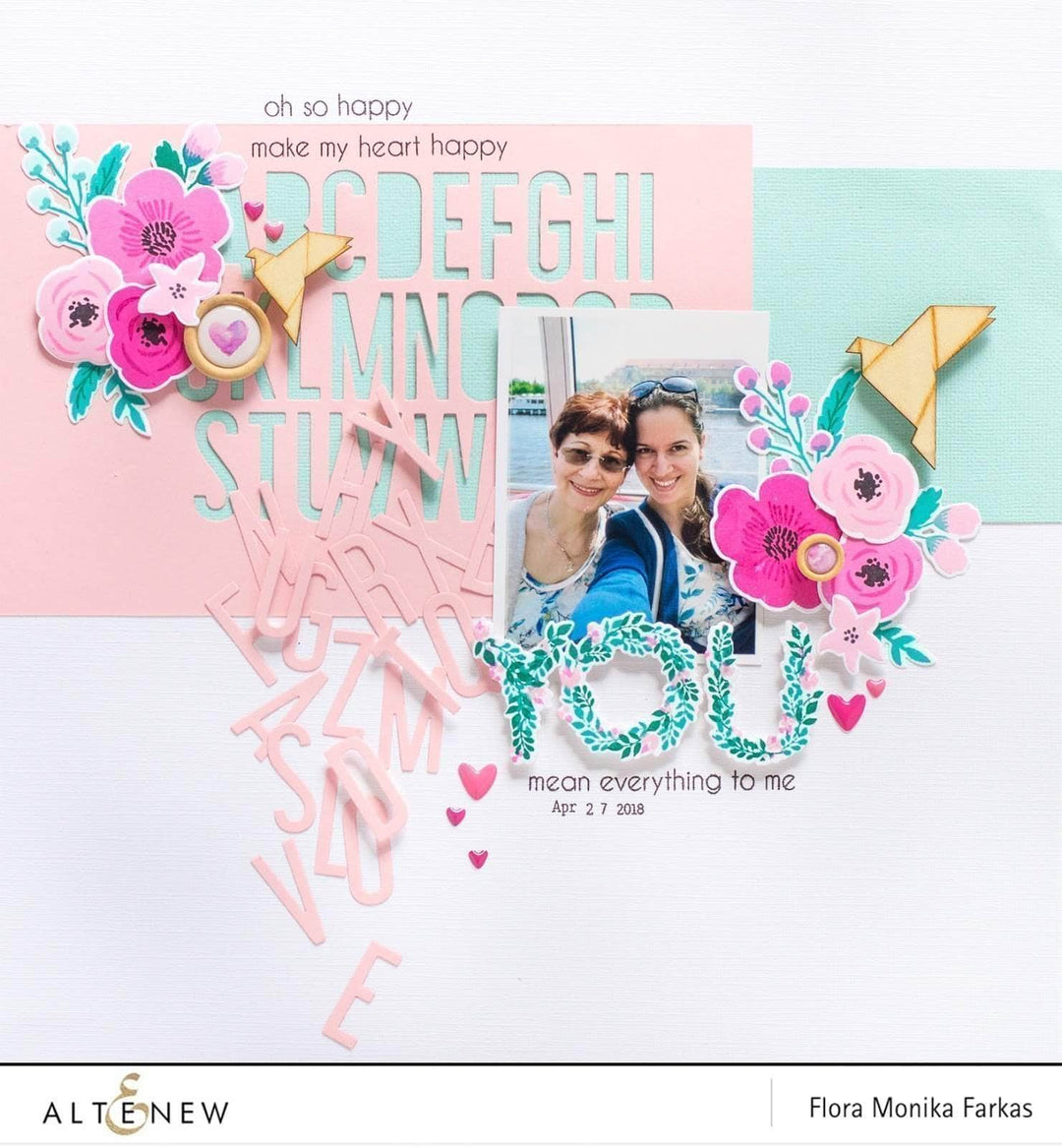 Part A-Glitz Art Craft Co.,LTD Dies Fine Alphabet Die Set