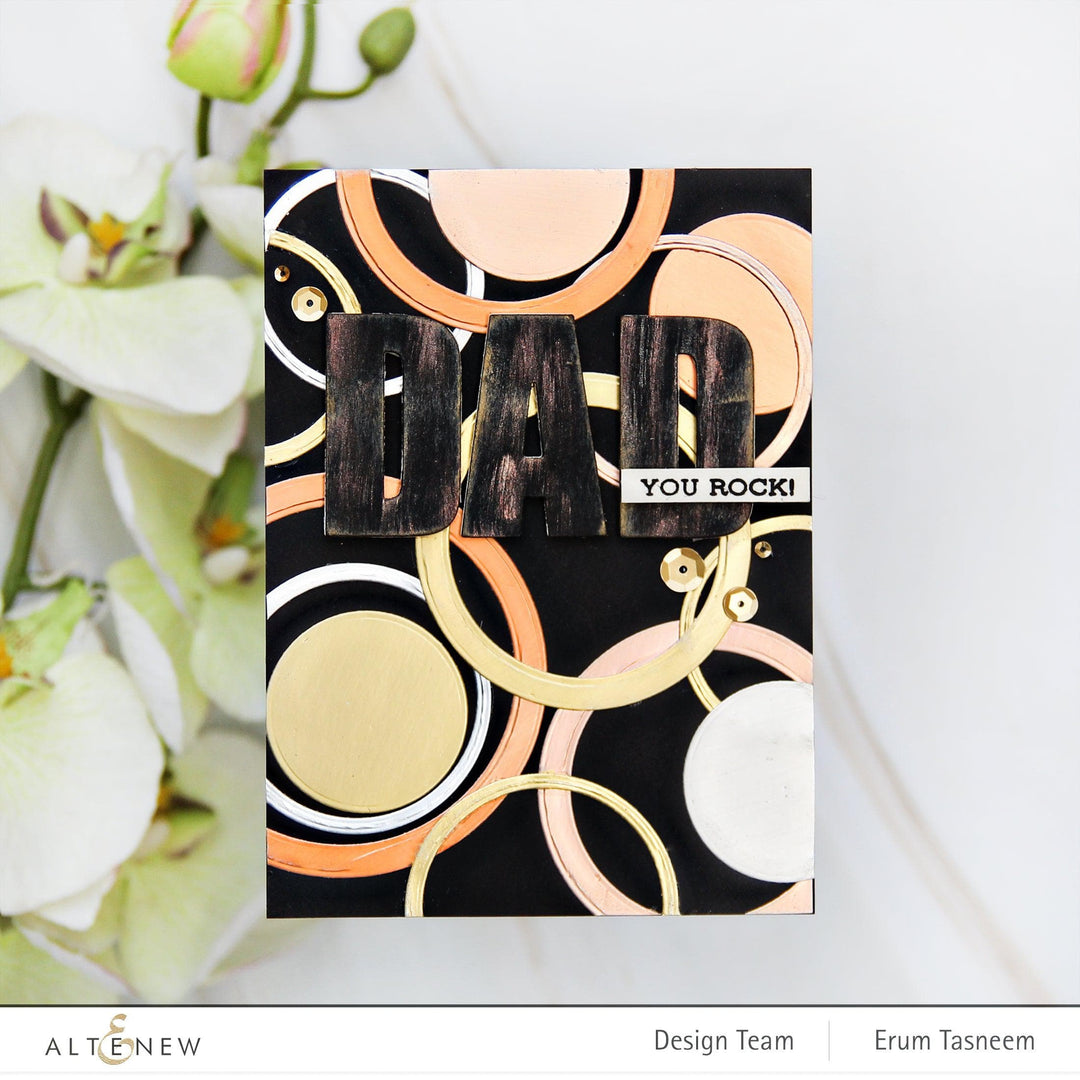 Part A-Glitz Art Craft Co.,LTD Dies Fine Rings: Circles Die Set
