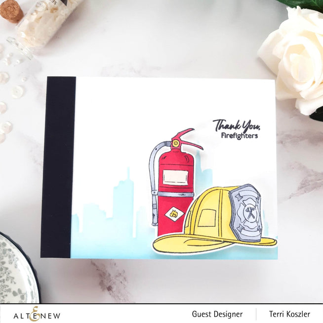 Part A-Glitz Art Craft Co.,LTD Dies Firefighter Heroes Die Set