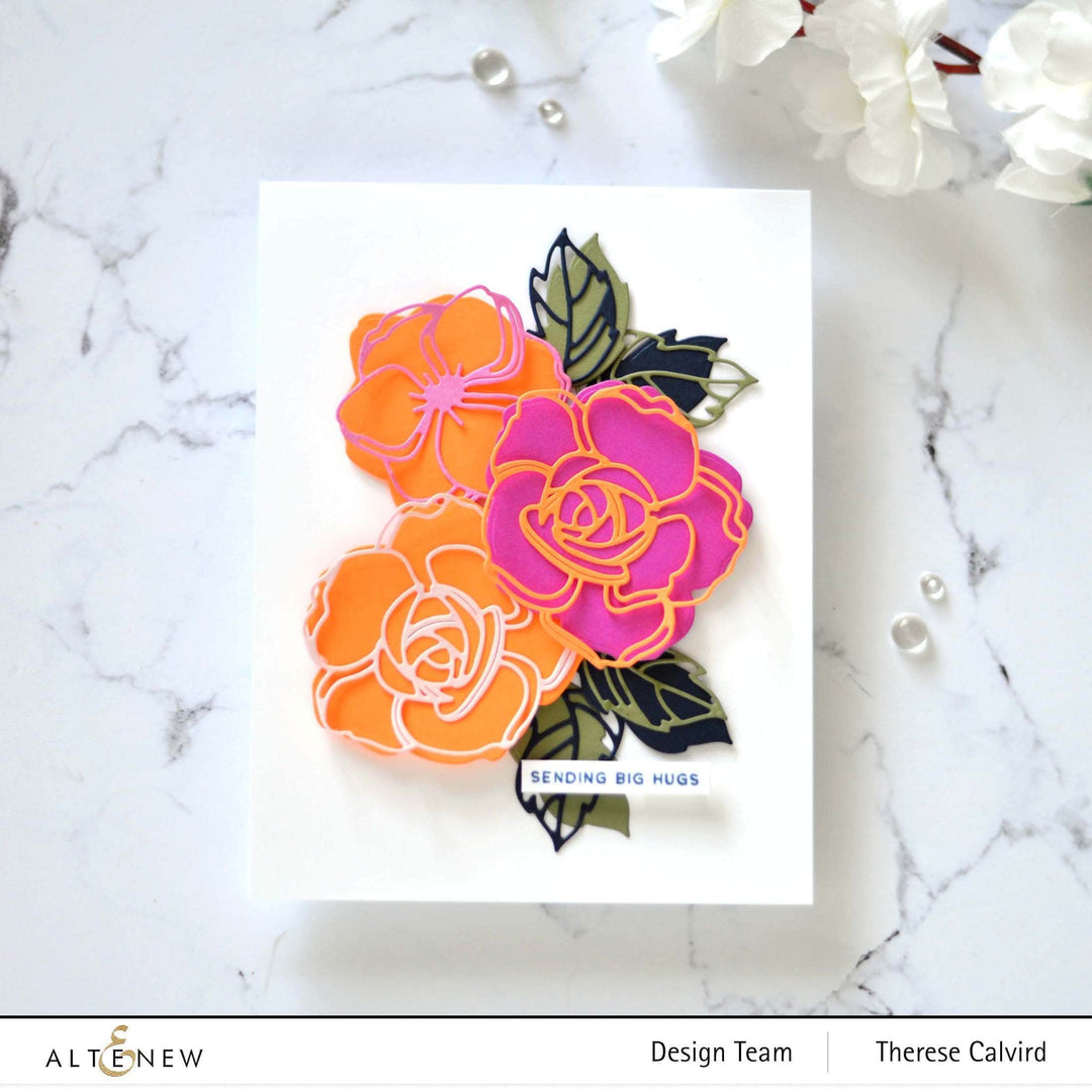 Part A-Glitz Art Craft Co.,LTD Dies Floral Doodles Die Set